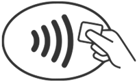 Contactless logo