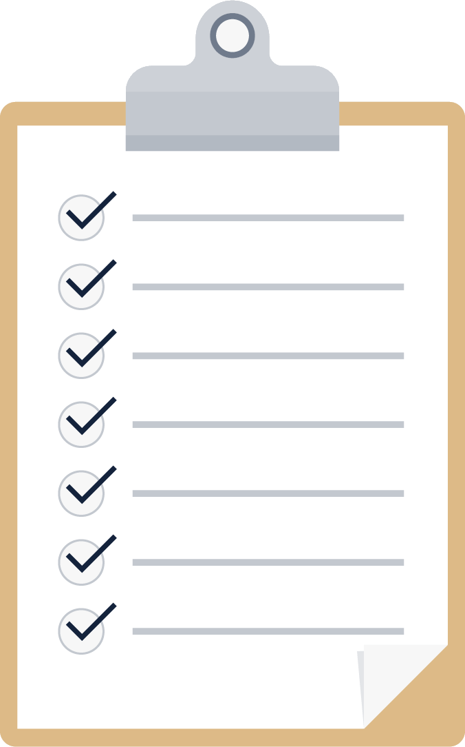 image of a clipboard with checkboxes