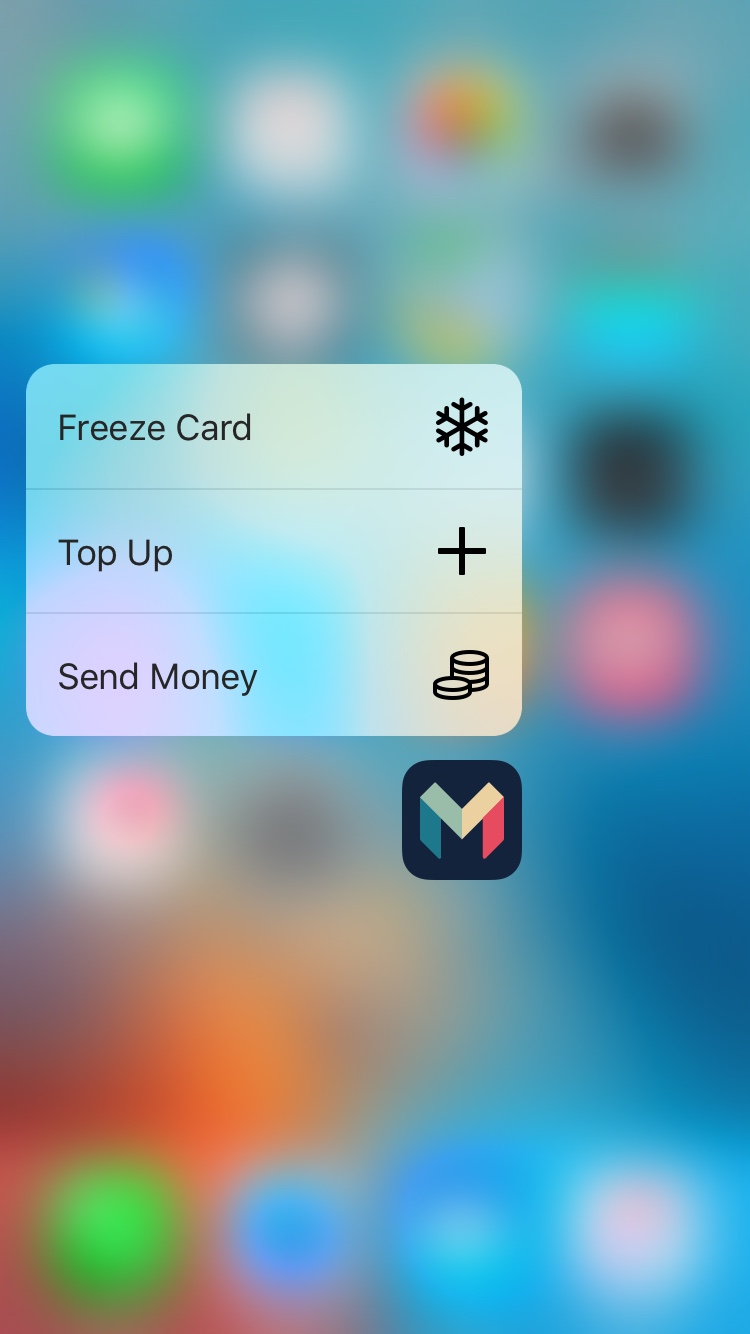 3D Touch Quick Actions