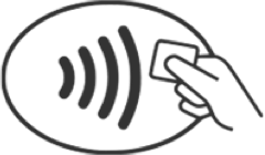 Contactless logo